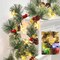 Garland with Lights Timer 8 Mode, Prelit Natural Rustic Cedar Pine Garland with Warm White & Colorful Lights Pine Cones Berry Bell for Mantle Fireplace Stairs